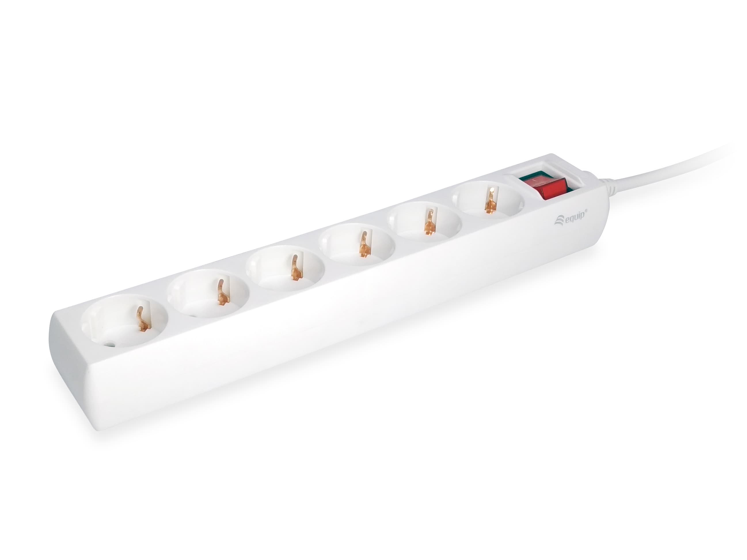 Equip 245552 base múltiple 1,5 m 6 salidas AC Interior Blanco