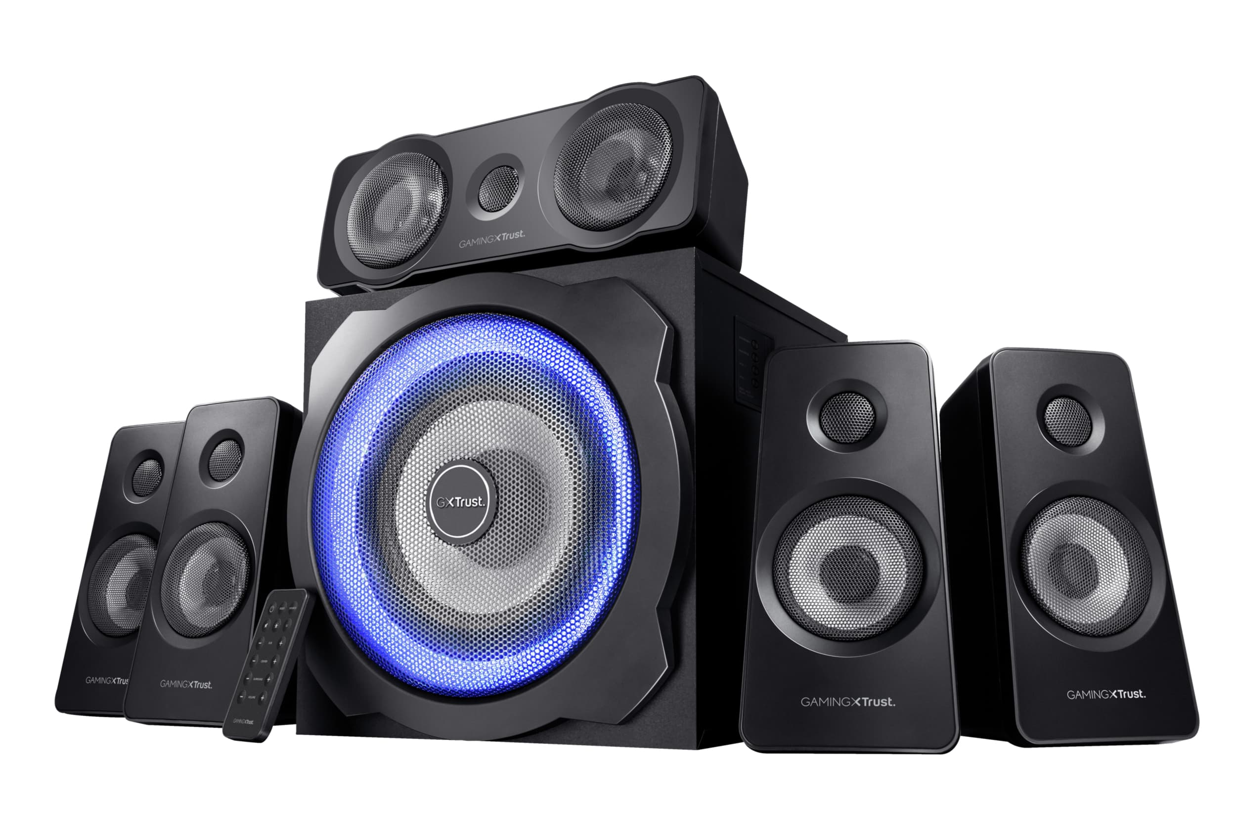 Trust GXT 658 Tytan 5.1 conjunto de altavoces 90 W Universal Negro 5.1 canales