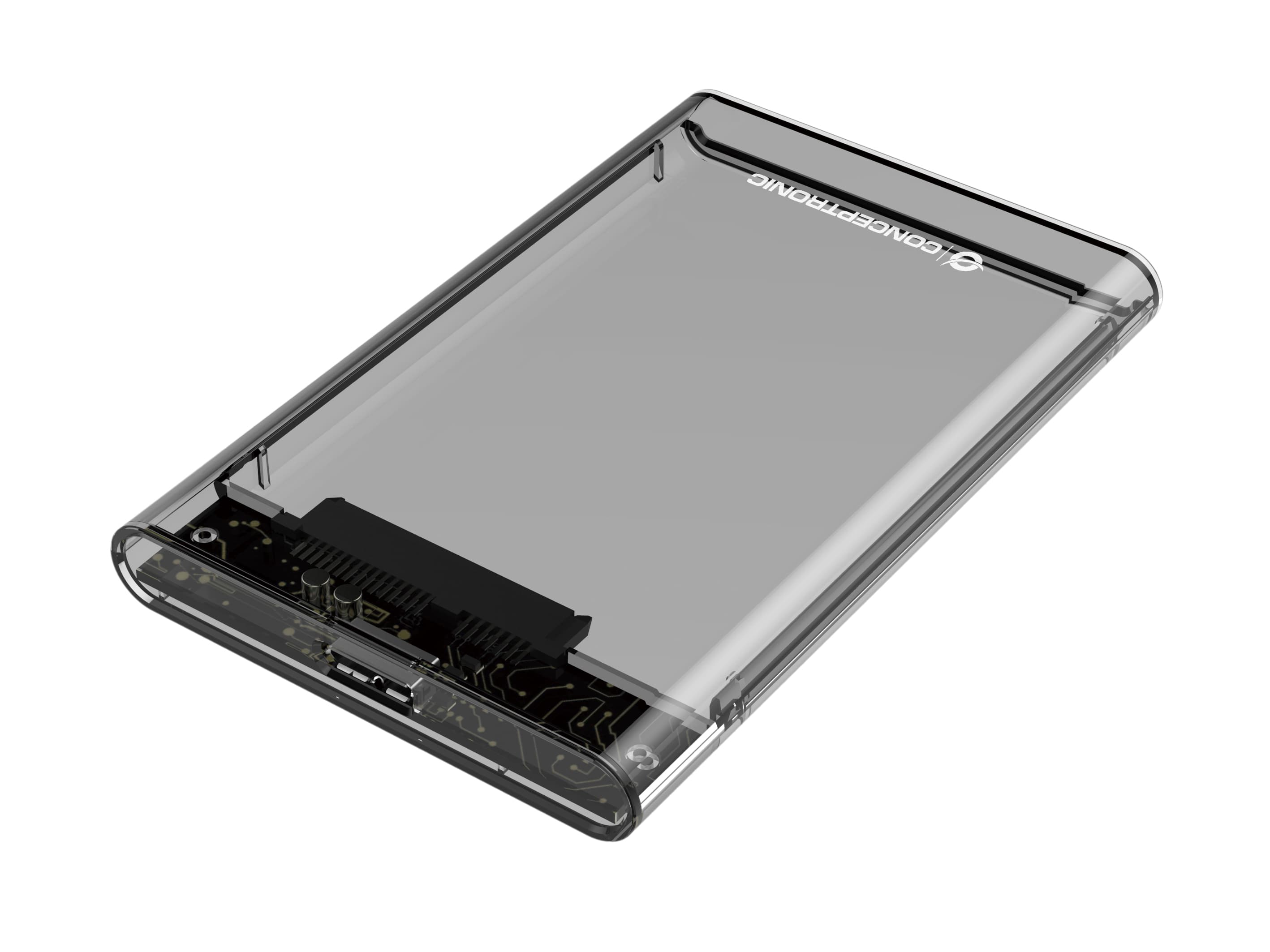 Conceptronic DANTE03T caja para disco duro externo Carcasa de disco duro/SSD Transparente 2.5"