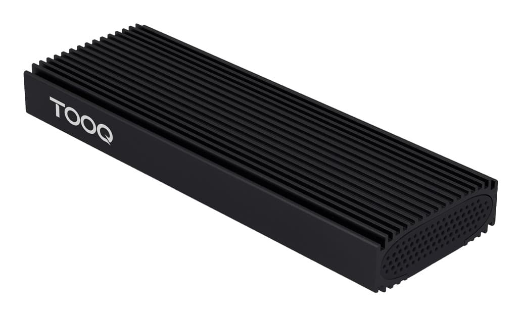 TooQ Caja Externa para SSD M.2 NVMe PICe, Negra