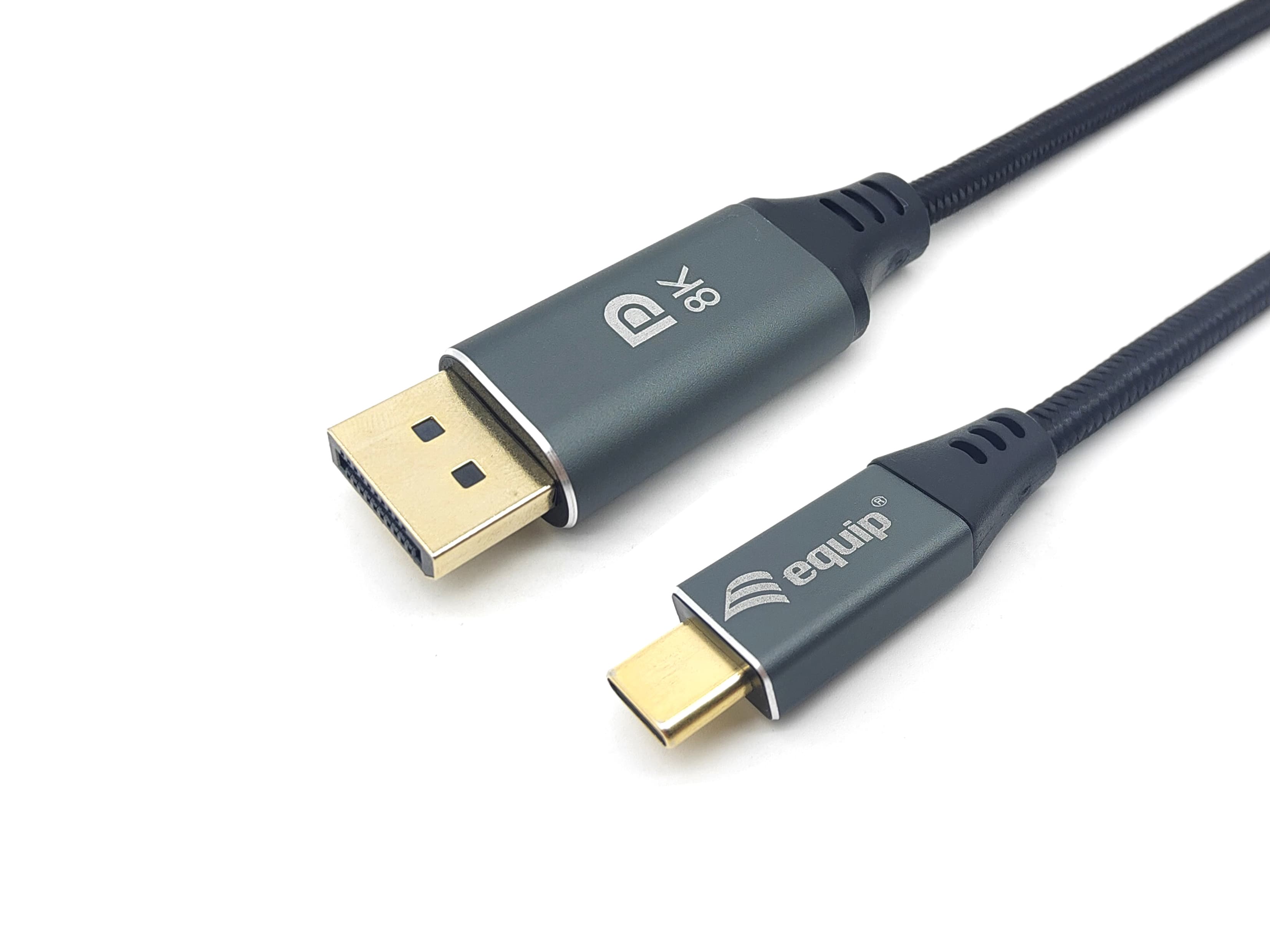 Equip Cable USB-C a DisplayPort Premium, M/M, 2,0 m, 8K/60Hz