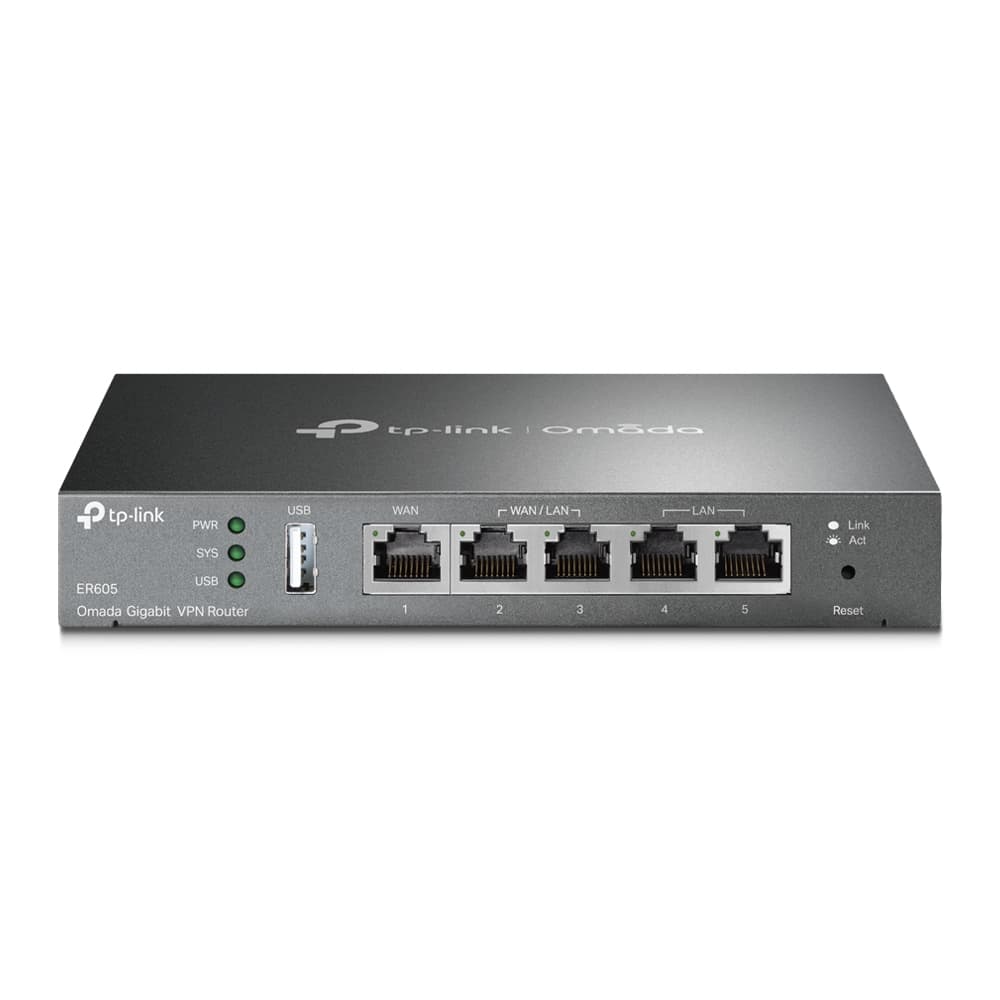 TP-Link Omada ER605 router Gigabit Ethernet Negro