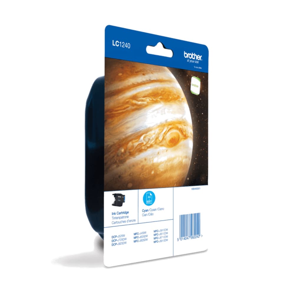 Brother LC1240CBP cartucho de tinta 1 pieza(s) Original Cian