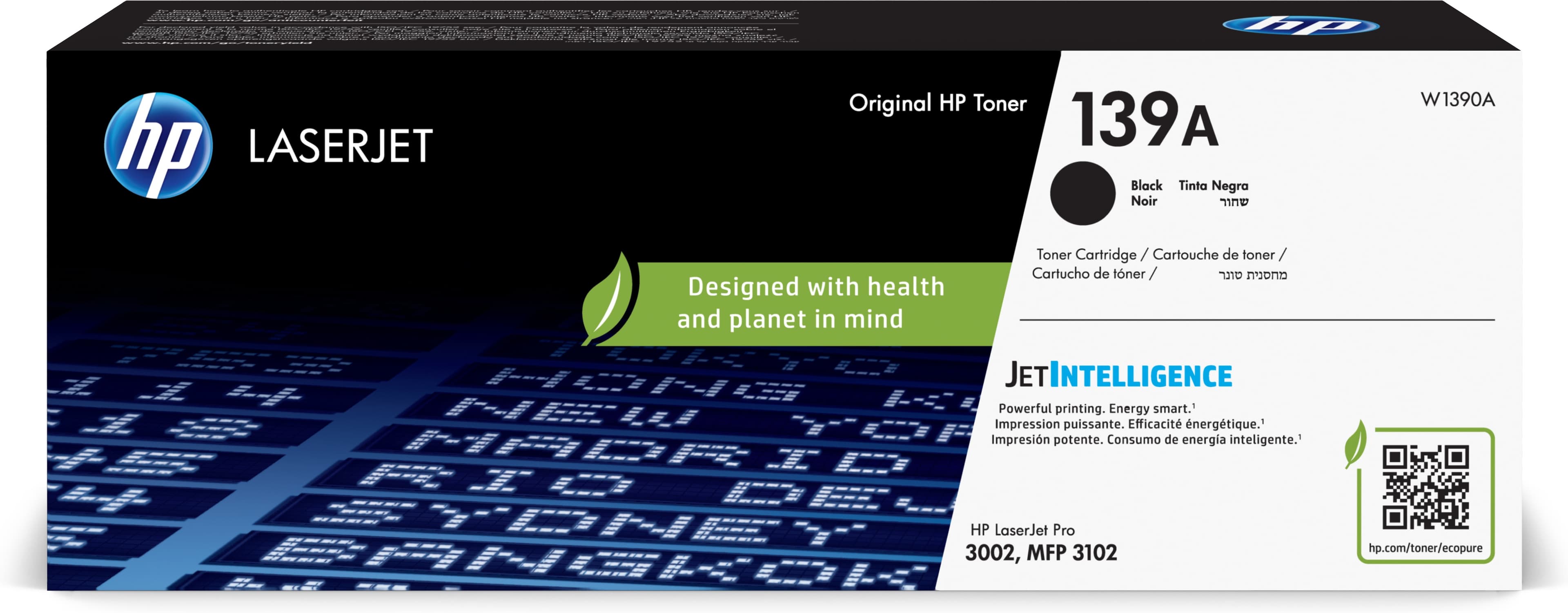HP LaserJet Cartucho de Tóner Original 139A negro