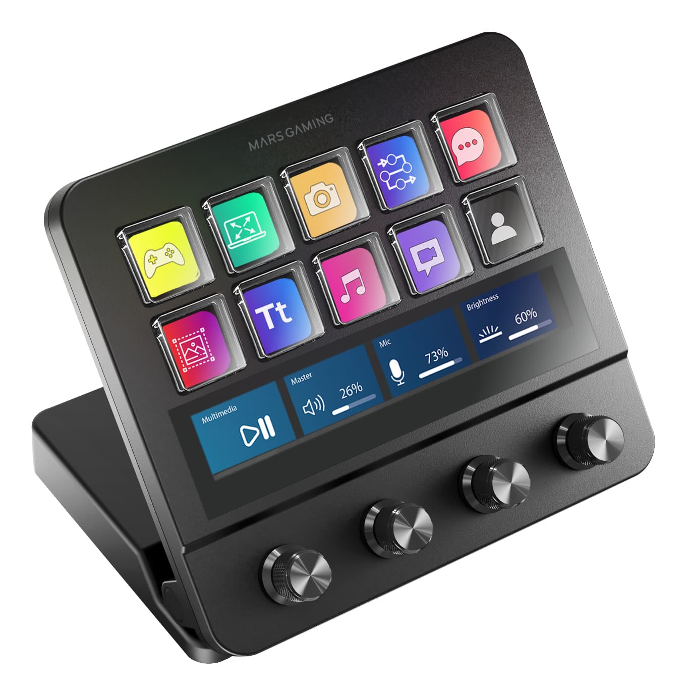 Mars Gaming MS-DPRO Negro 10 botones
