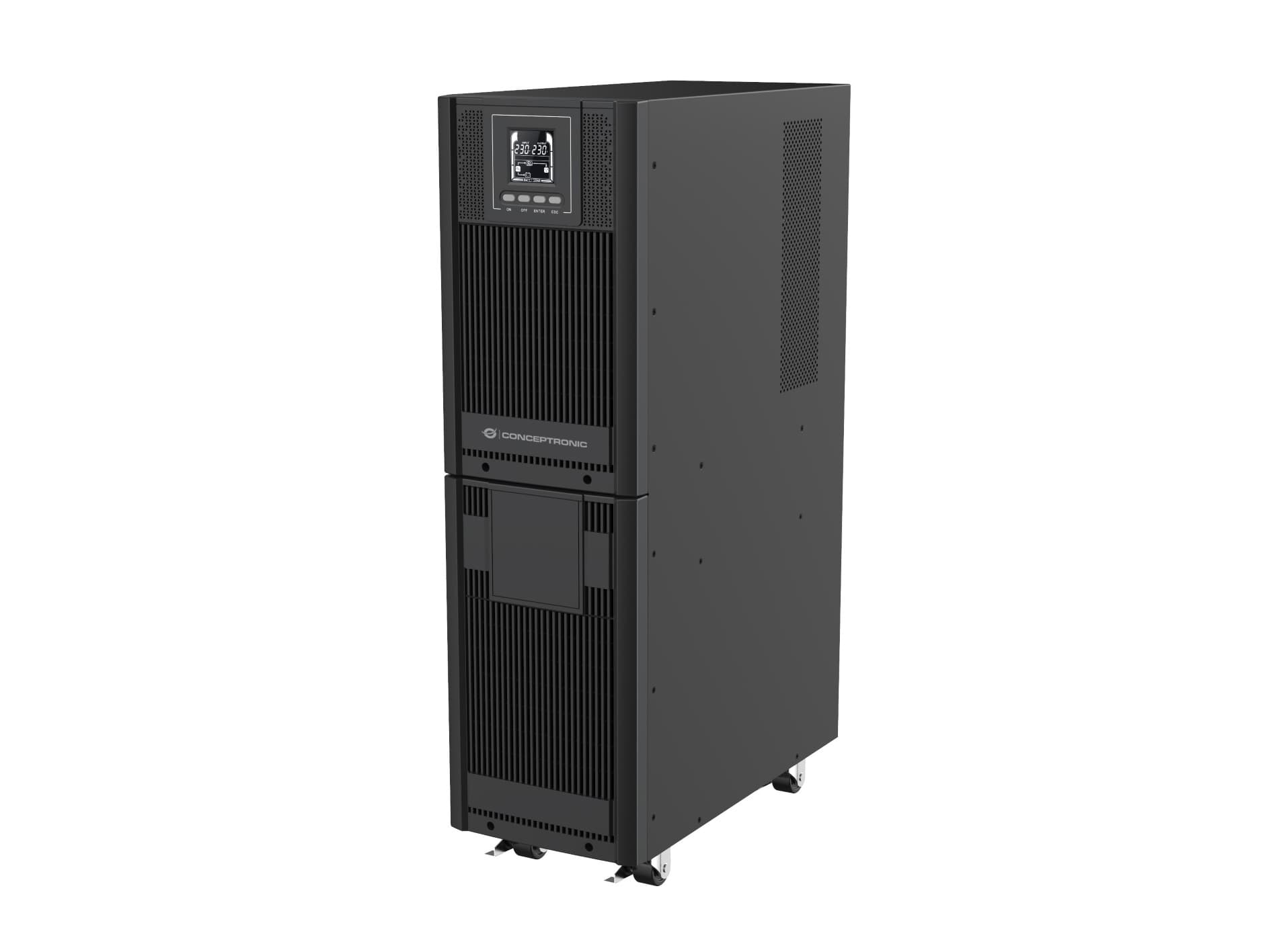 Conceptronic ZEUS52E6K sistema de alimentación ininterrumpida (UPS) Doble conversión (en línea) 6 kVA 5400 W