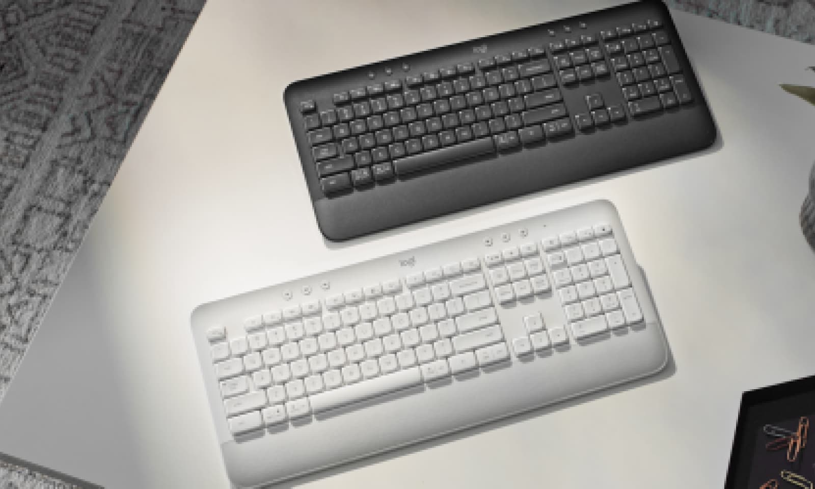 Logitech Signature K650 teclado Oficina Bluetooth QWERTY Español Grafito