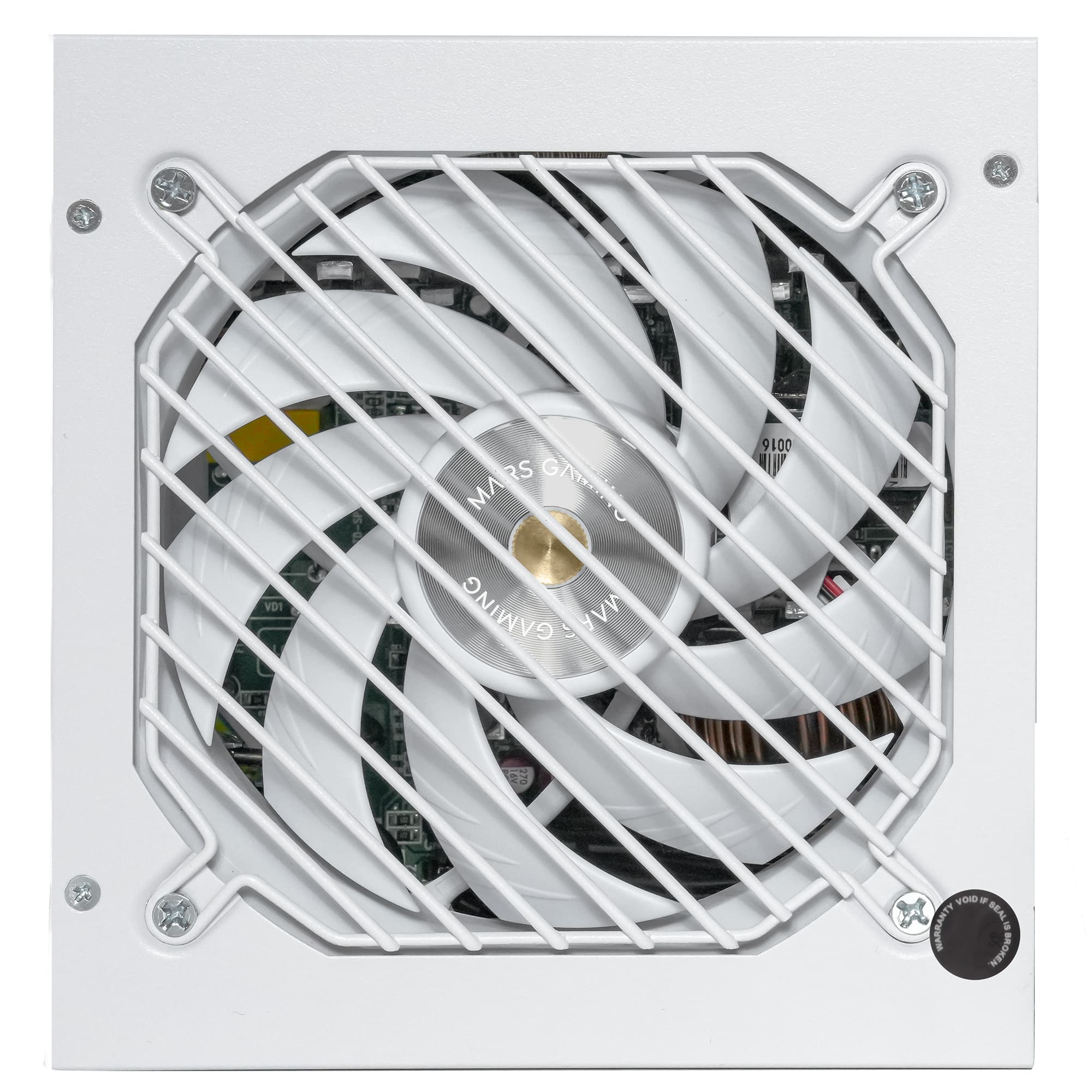 Mars Gaming MPZE750SI, Fuente Alimentación ATX 750W, 10 Años Garantía, 80 Plus Silver, +87% Eficiencia, Tecnologías AI2-RPM, DC-DC y SMD, PFC-Activo, Condensadores Japoneses Toshin Kyogo 105º, Blanco