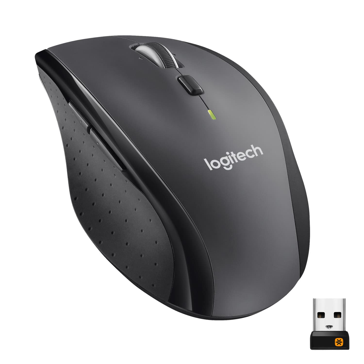 Logitech Marathon M705 ratón Oficina Mano derecha RF inalámbrico Óptico 1000 DPI