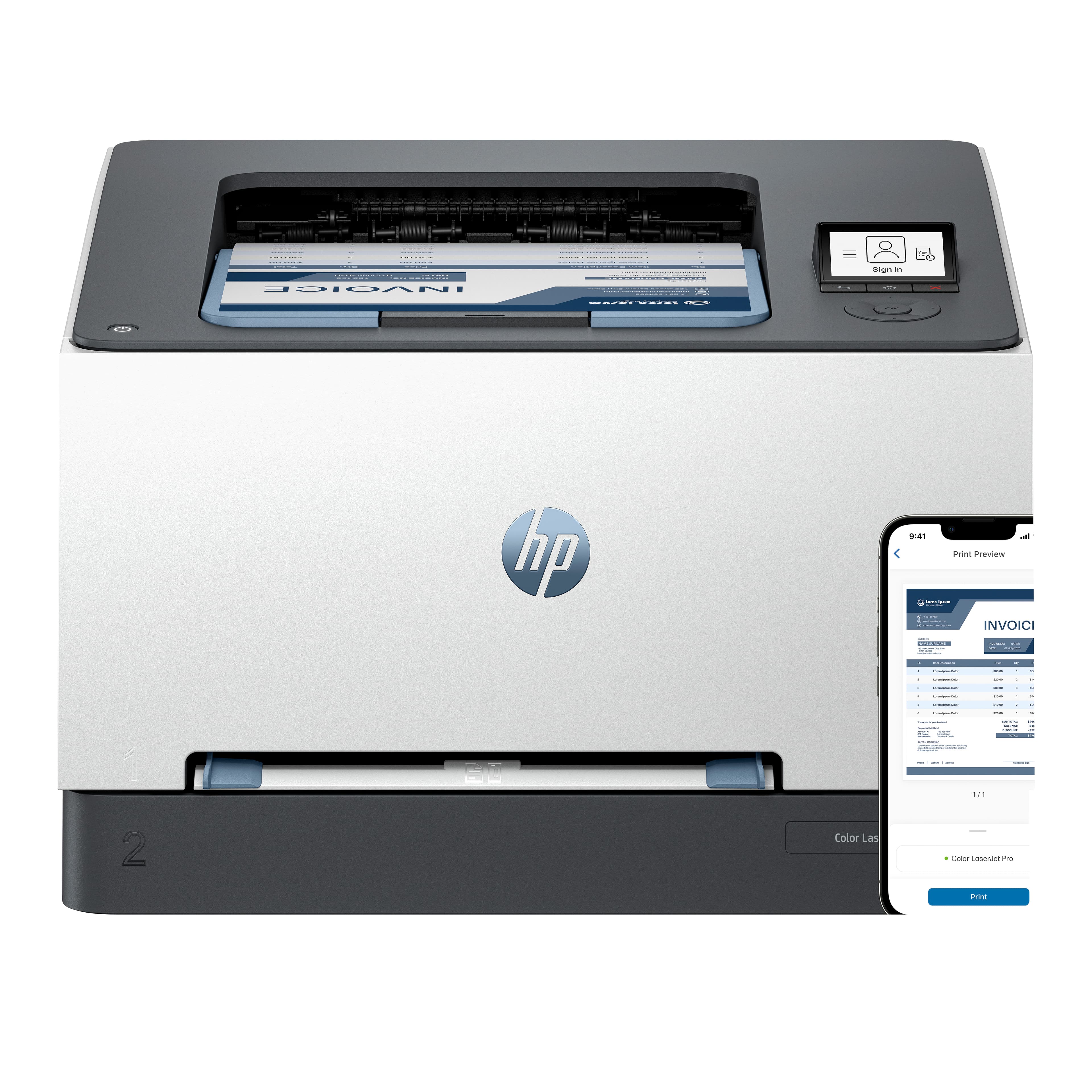 HP LaserJet Pro 3202dw Inalámbrico Multifunction Color Impresora, A doble cara