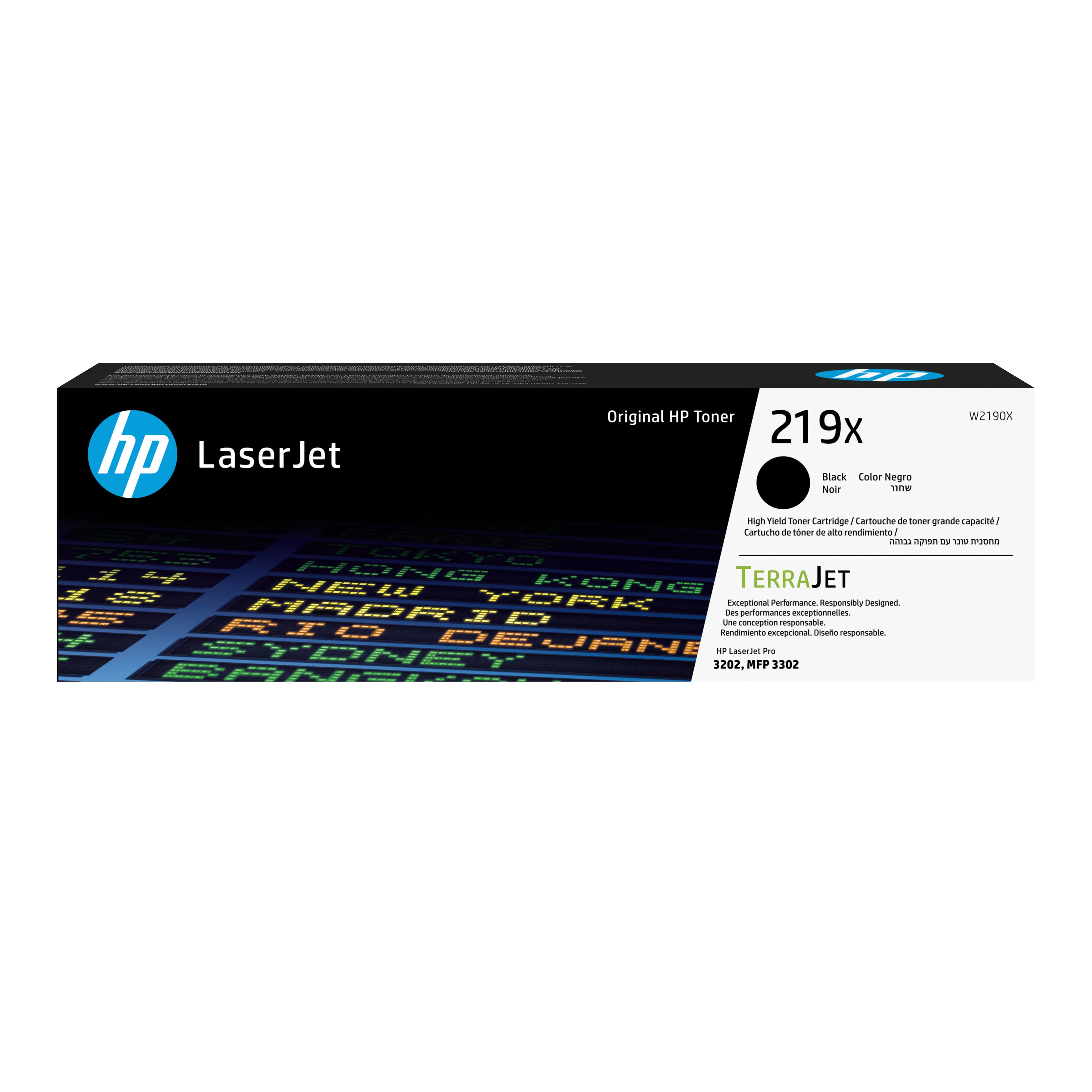 HP Cartucho de Tóner Original LaserJet 219X de alta capacidad negro