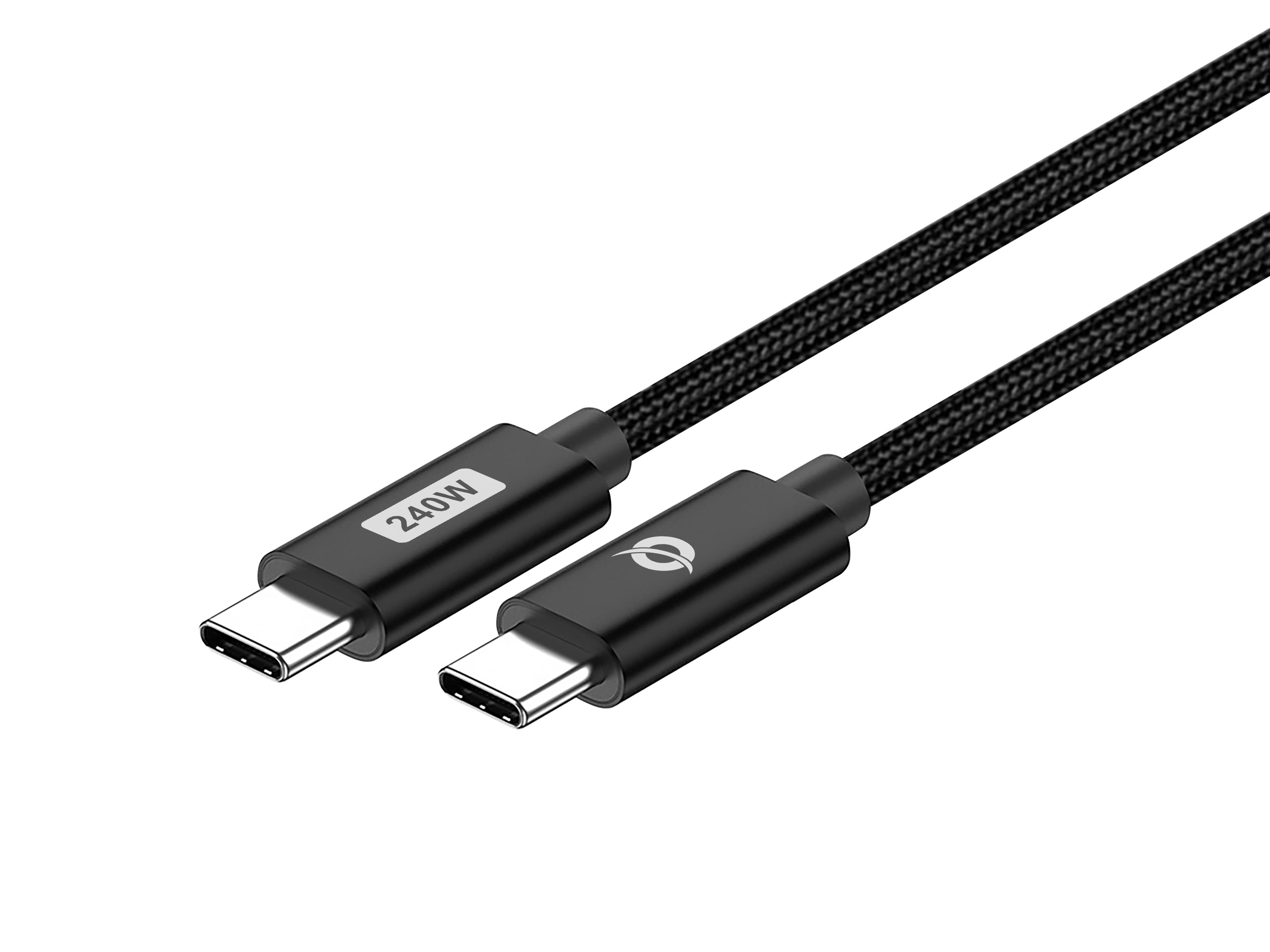 Conceptronic ETTA03B20 cable USB USB 2.0 2 m USB C 0,48 Gbit/s 240 W Negro
