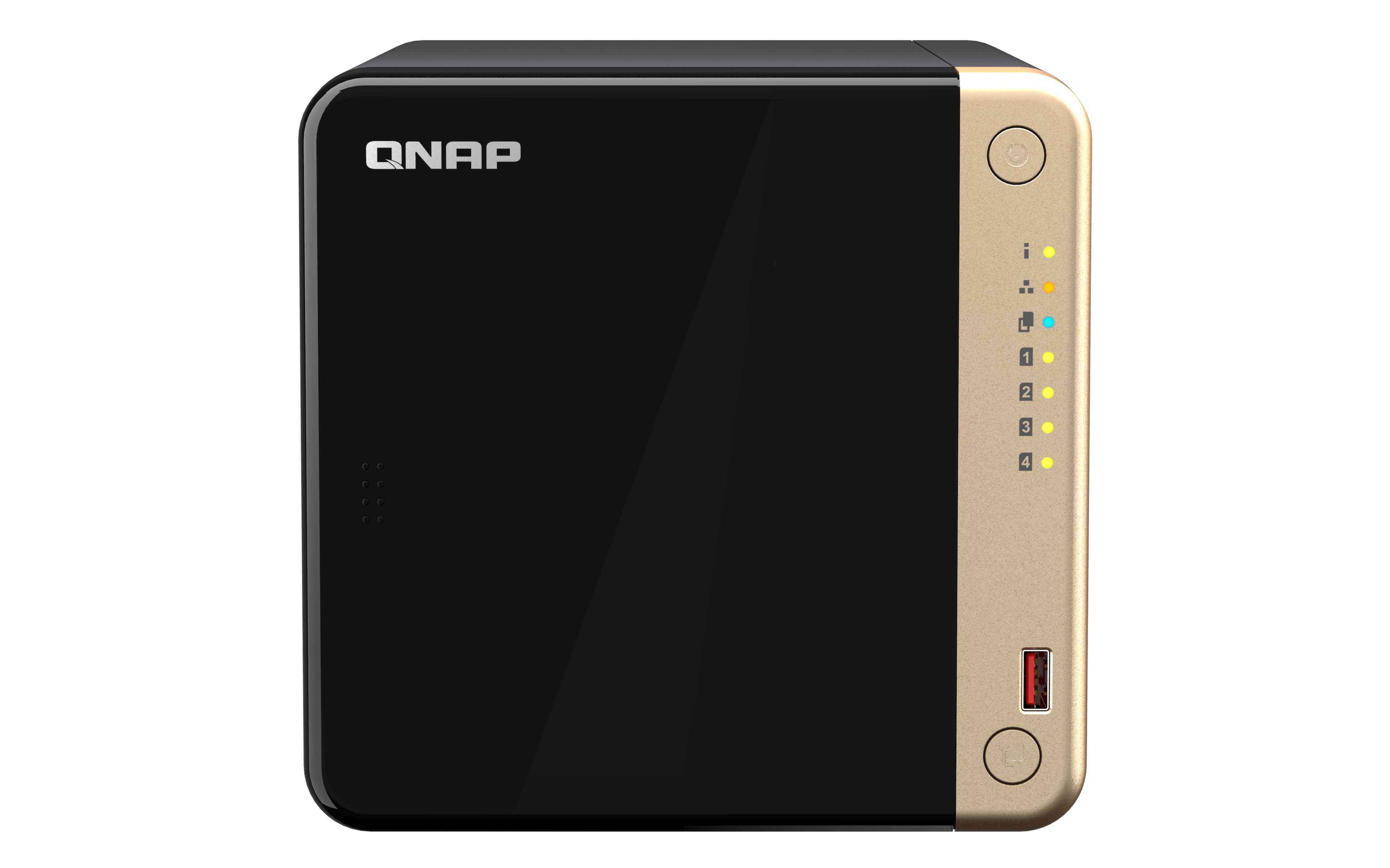 QNAP TS-464 NAS Torre Intel® Celeron® N5095 8 GB DDR4 0 TB QNAP QTS Negro
