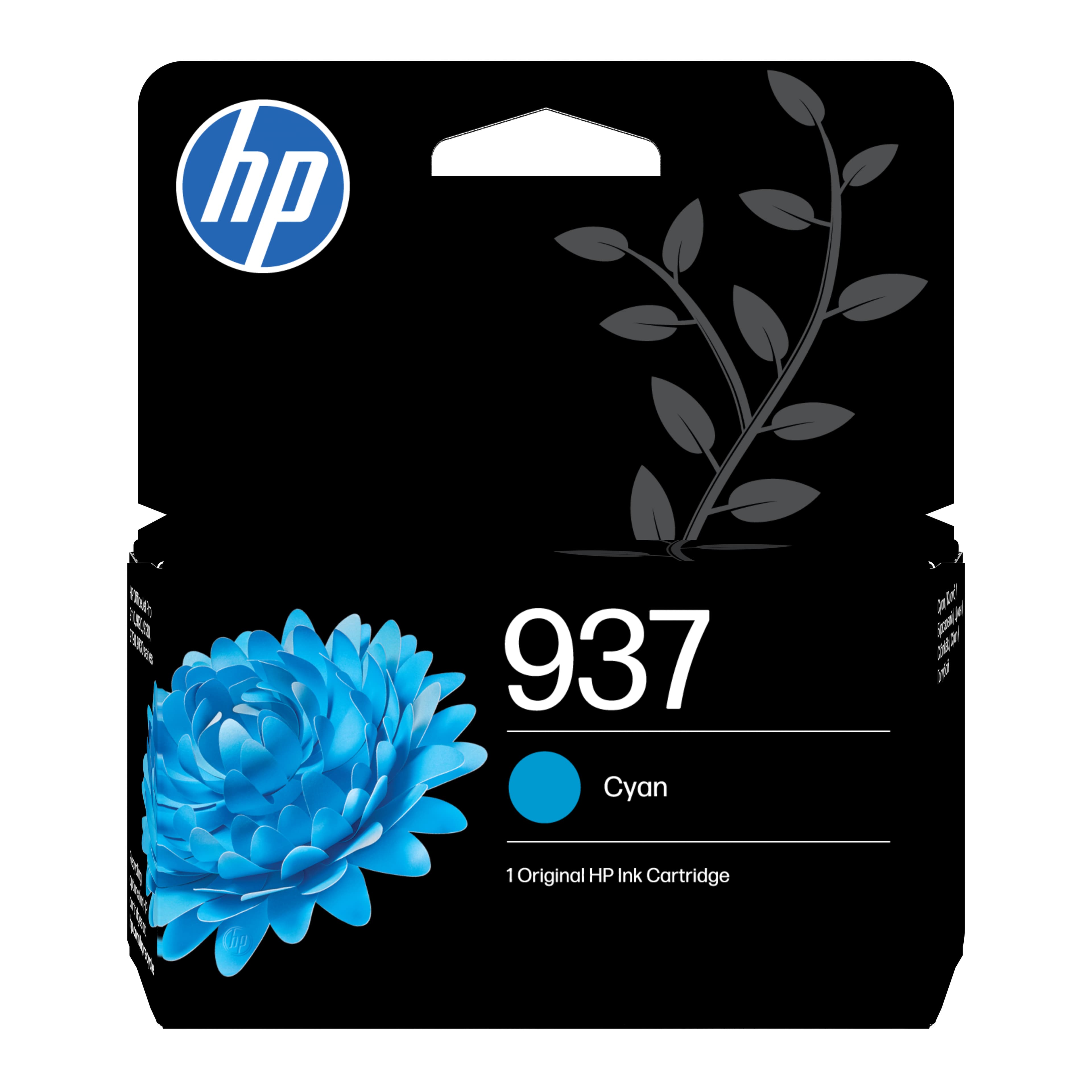 HP Cartucho de Tinta Original 937 cian