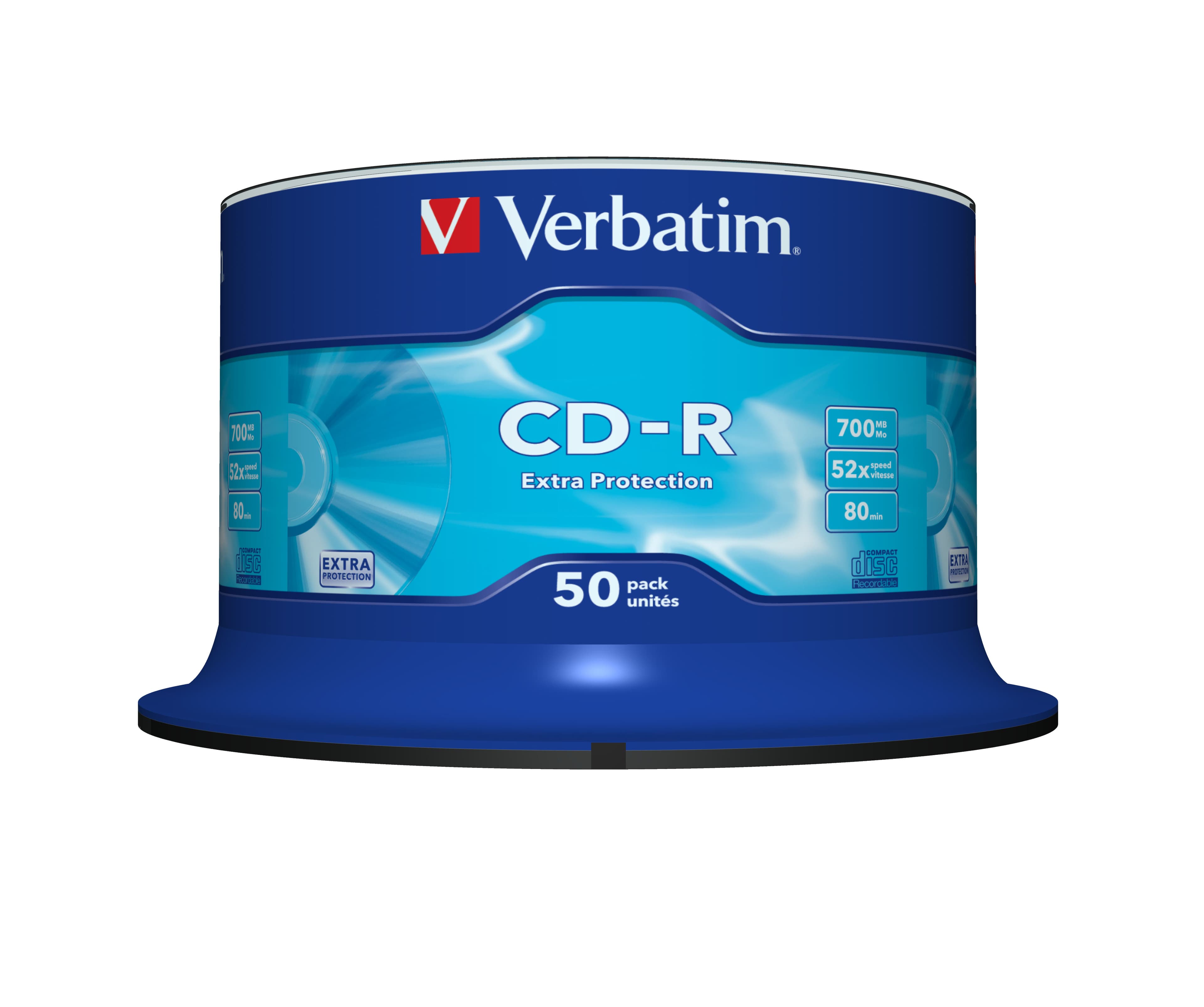 Verbatim CD-R Extra Protection 700 MB 52x 50 pieza(s)