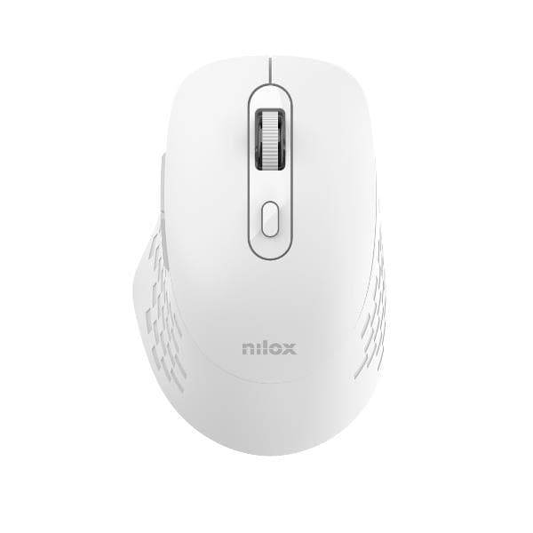 Nilox RATON DUAL WIRELESS 1600 DPI BLANCO ratón Oficina Bluetooth + USB Type-A Óptico