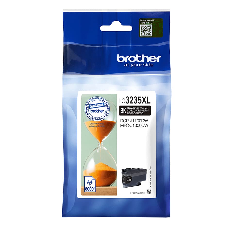 Brother LC3235XLBK cartucho de tinta 1 pieza(s) Original Alto rendimiento (XL) Negro