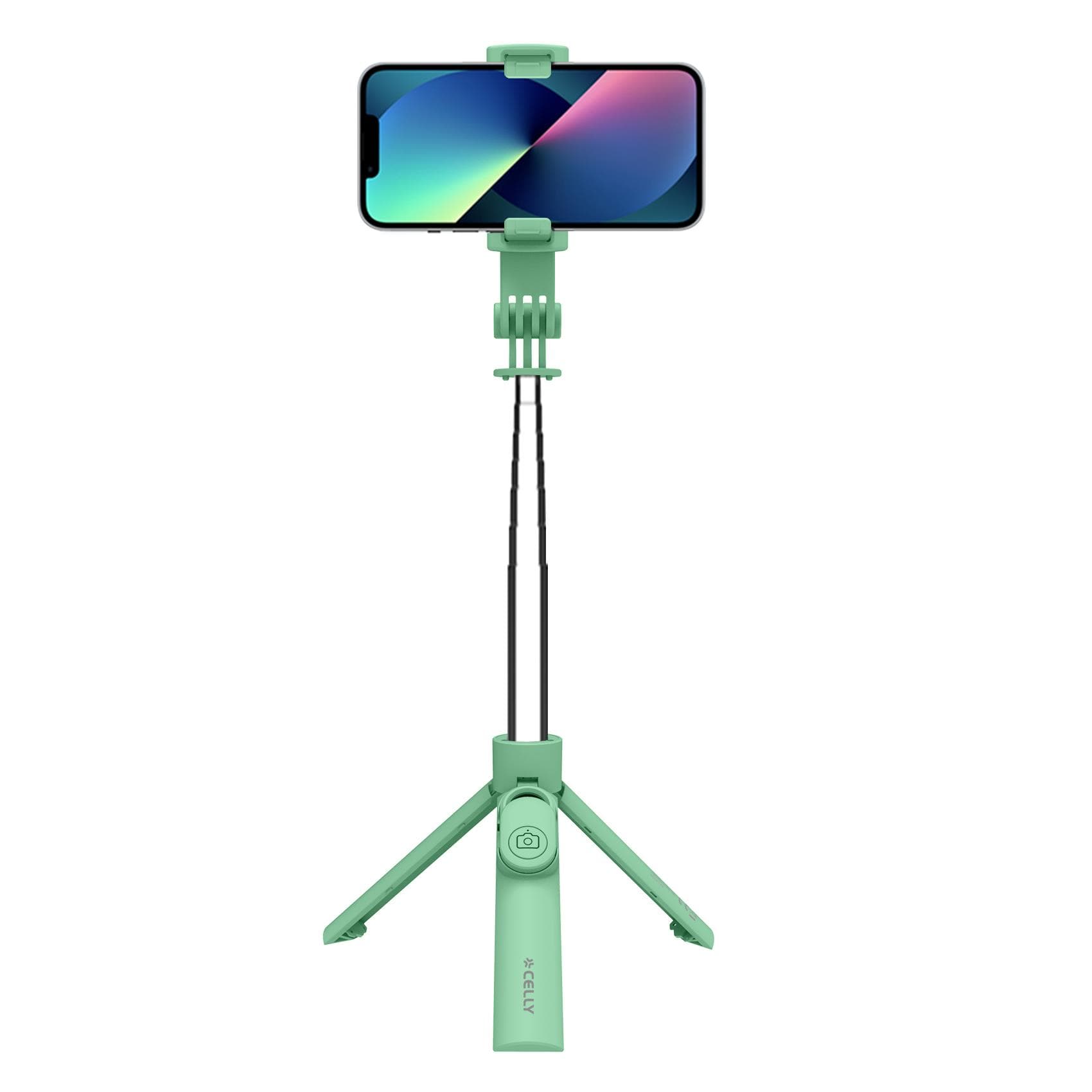 Celly CLICKSFSTICKGN palo para autofotos Smartphone Verde