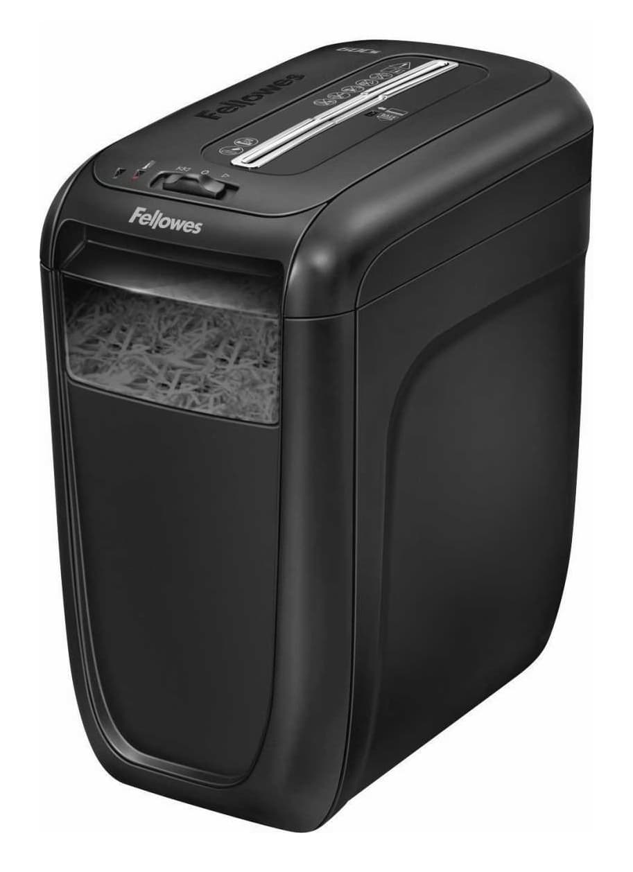 Fellowes 60Cs triturador de papel Corte cruzado 72 dB 23 cm Negro