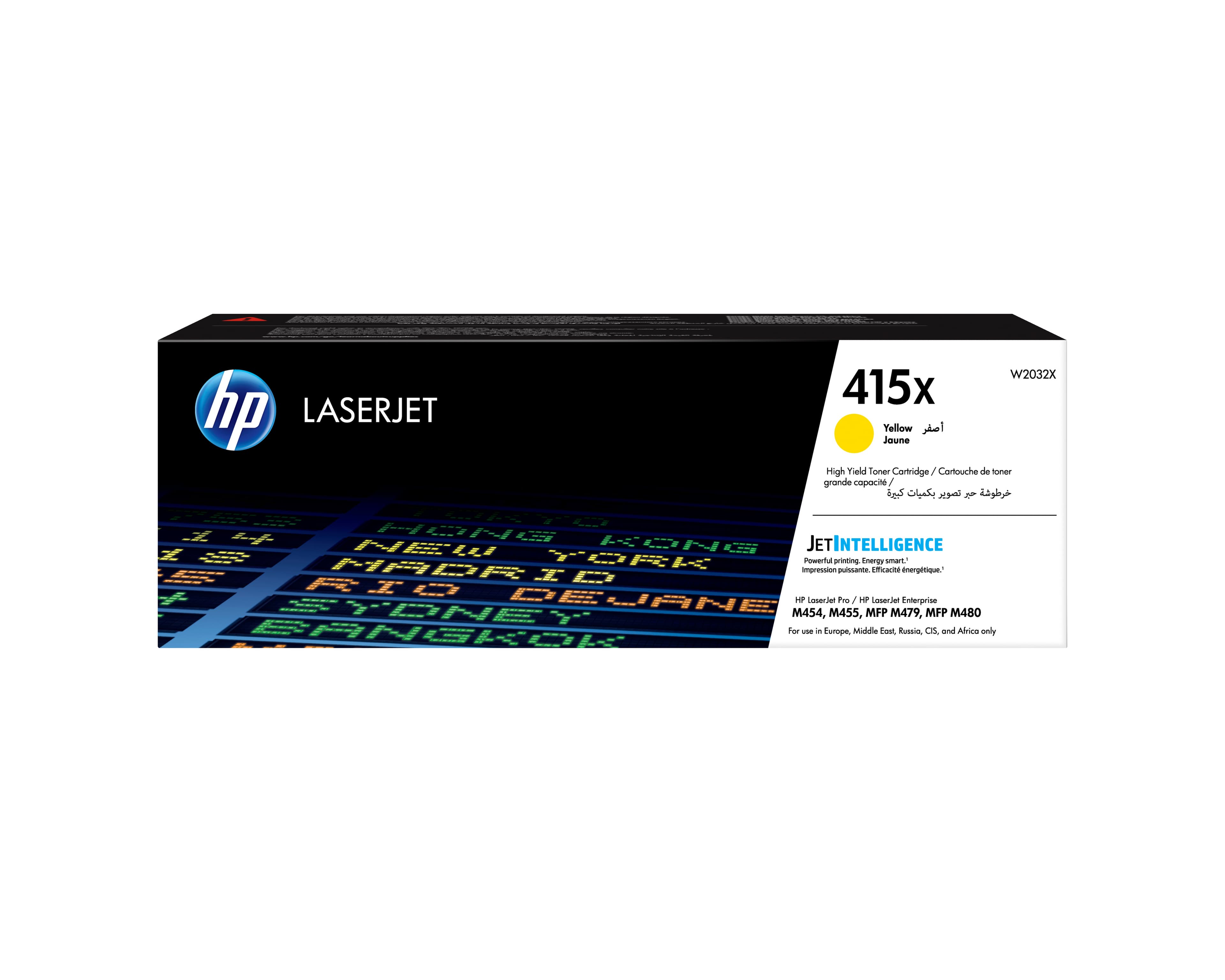 HP Cartucho de tóner Original LaserJet 415X amarillo de alta capacidad