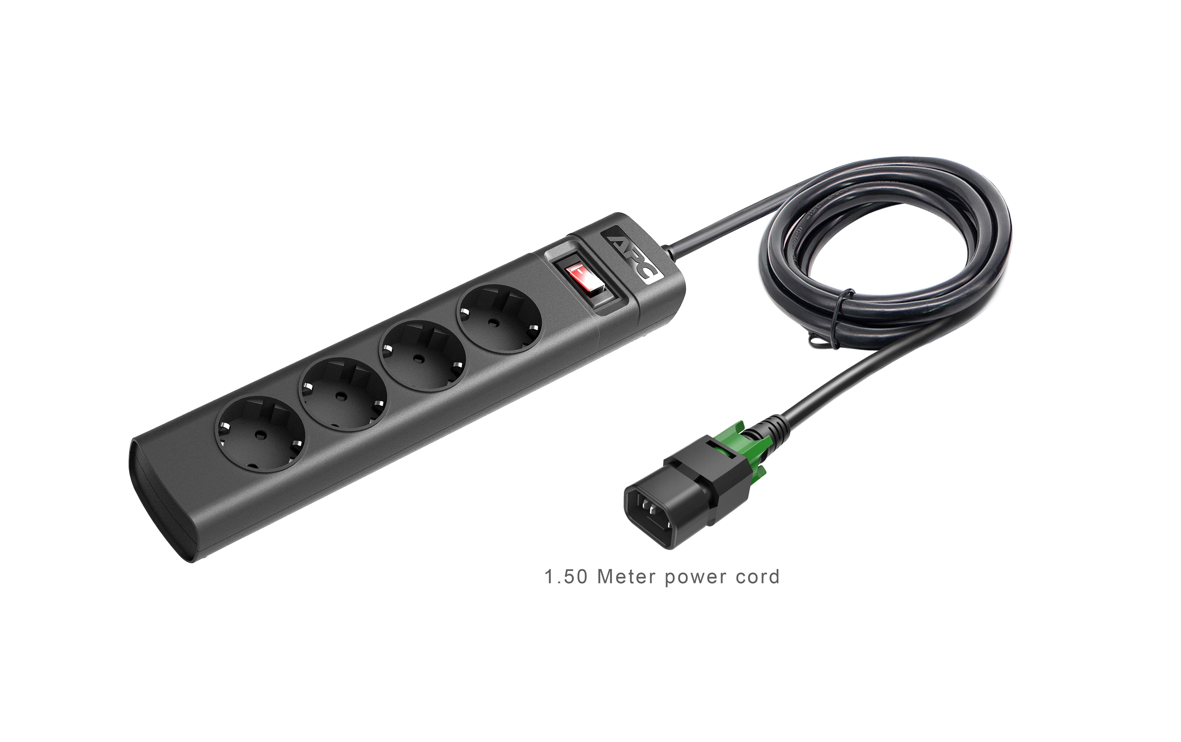 APC PZ42IZ-GR unidad de distribución de energía (PDU) 4 salidas AC Negro