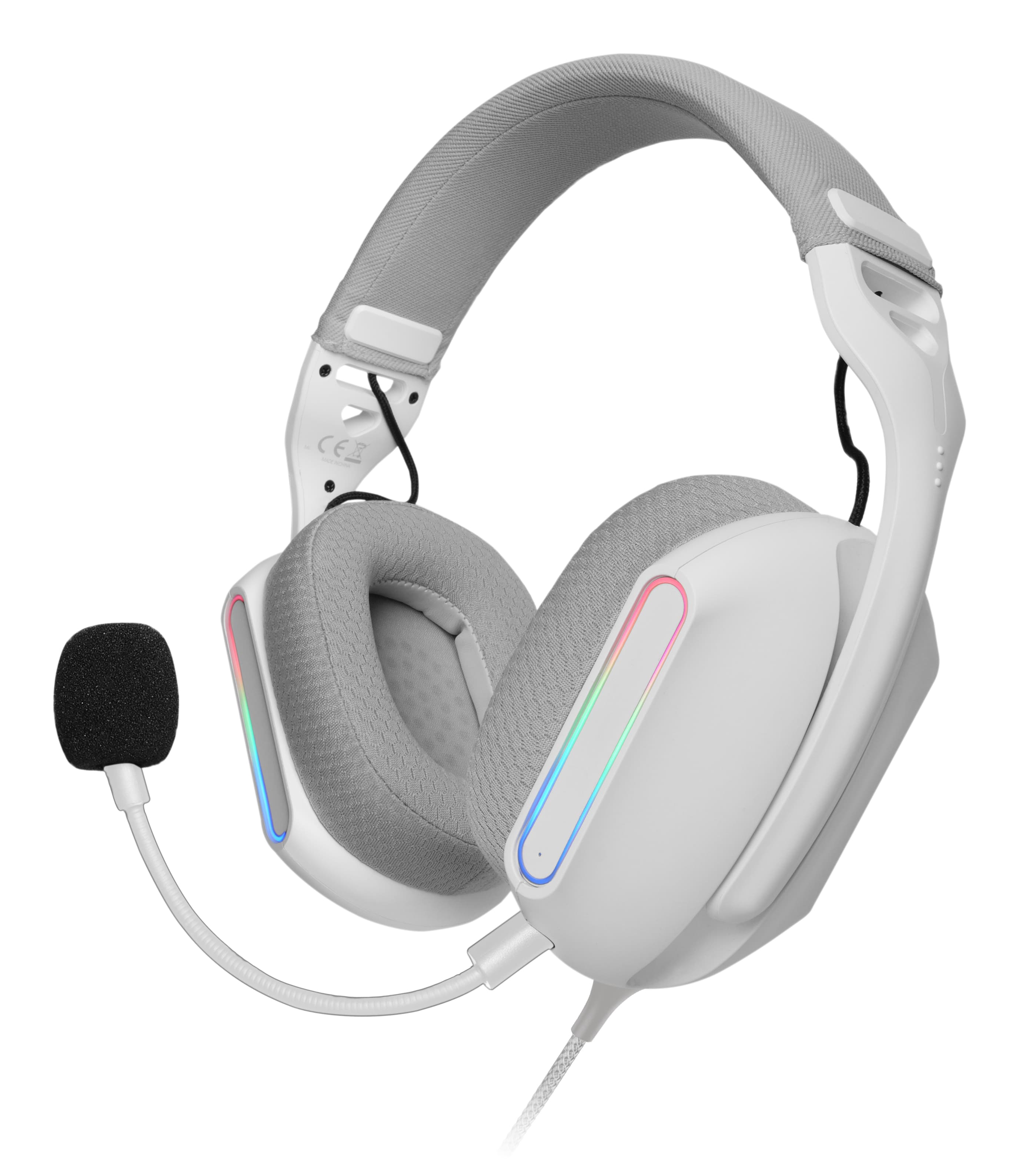 Mars Gaming MH-PROW Auriculares Alámbrico Diadema Juego USB tipo A Blanco