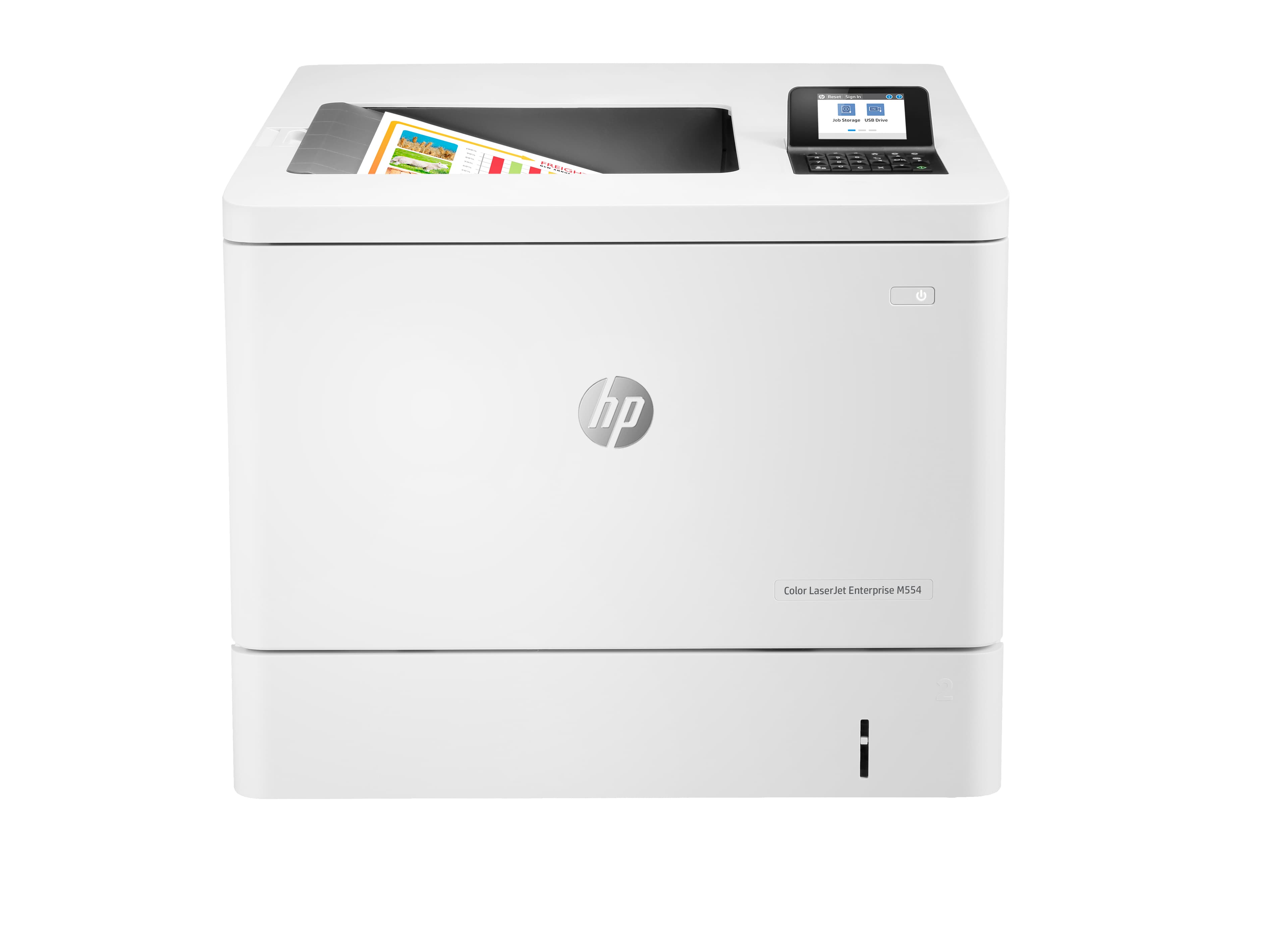HP Color LaserJet Enterprise LaserJet Enterprise M554dn Color Impresora, Solo Ethernet; A doble cara