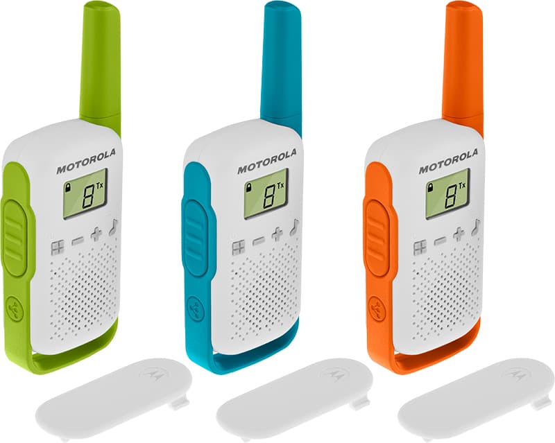 Motorola T42 two-way radios 16 canales Azul, Verde, Naranja, Blanco