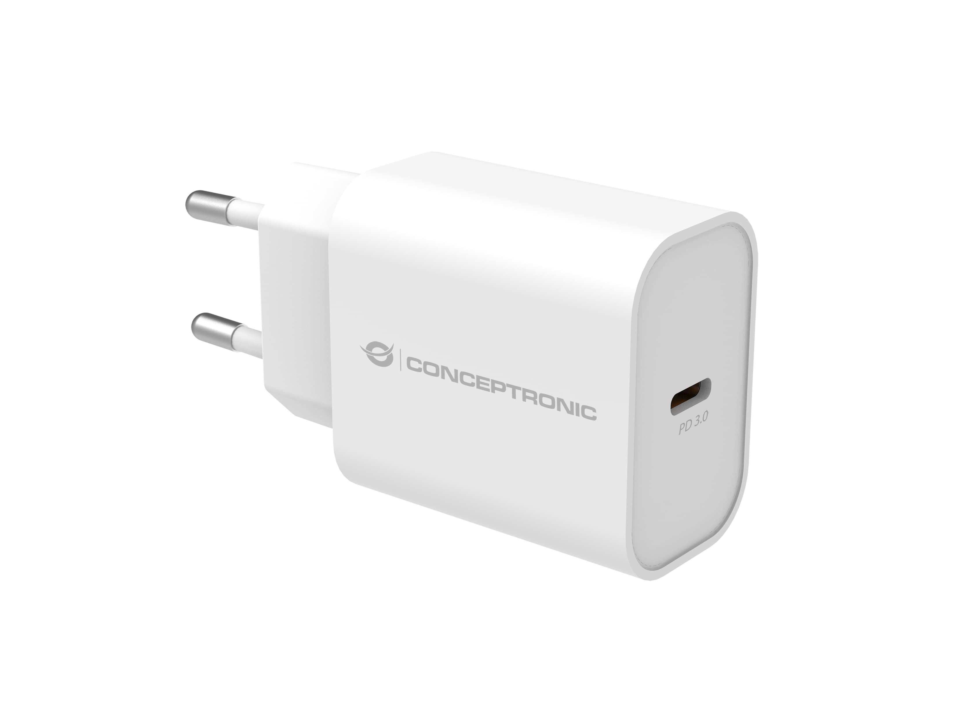 Conceptronic ALTHEA10W cargador de dispositivo móvil Universal Blanco Corriente alterna Carga rápida Interior