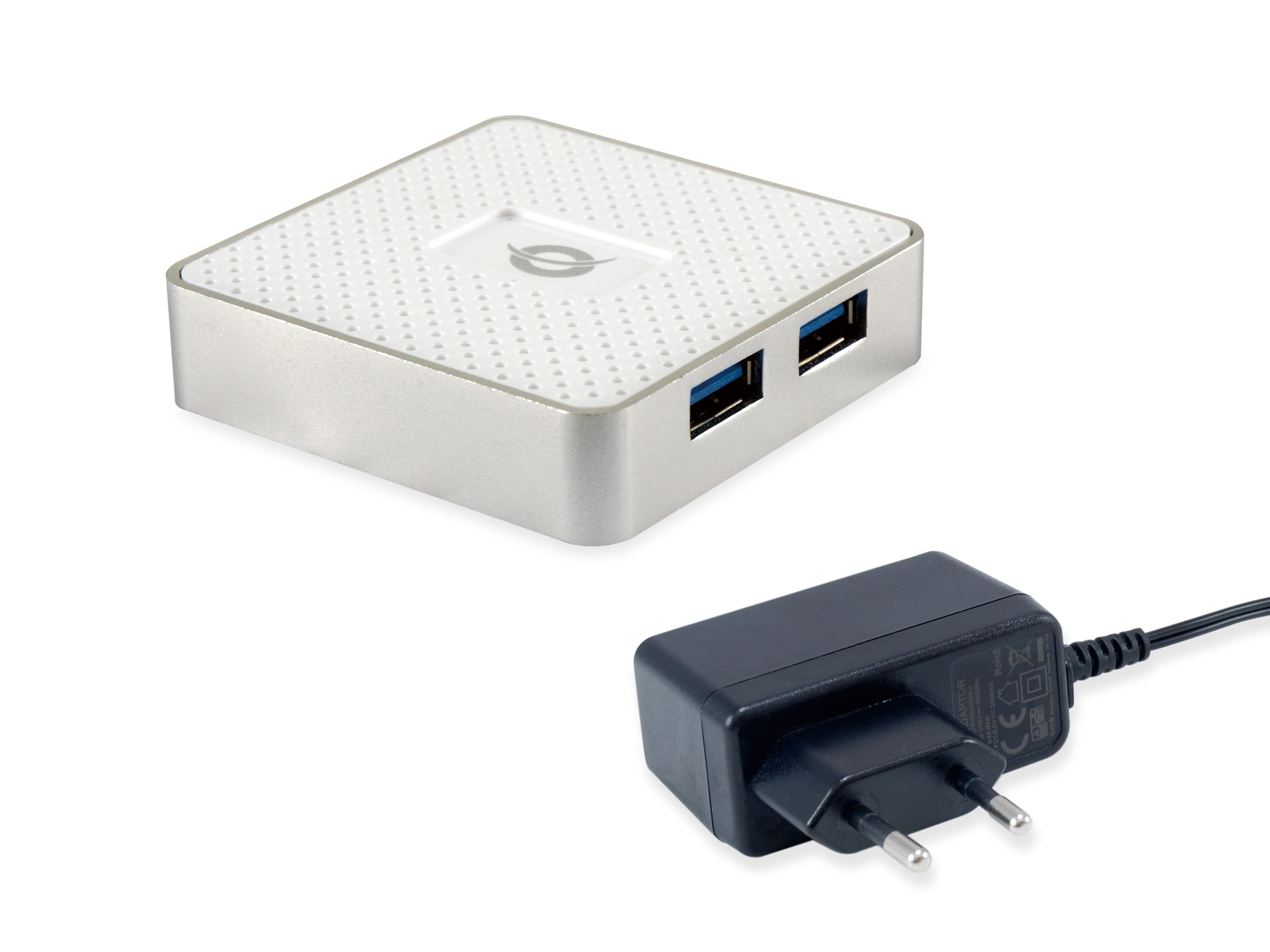Conceptronic HUBBIES03W hub de interfaz USB 3.2 Gen 1 (3.1 Gen 1) Micro-B 5000 Mbit/s Blanco