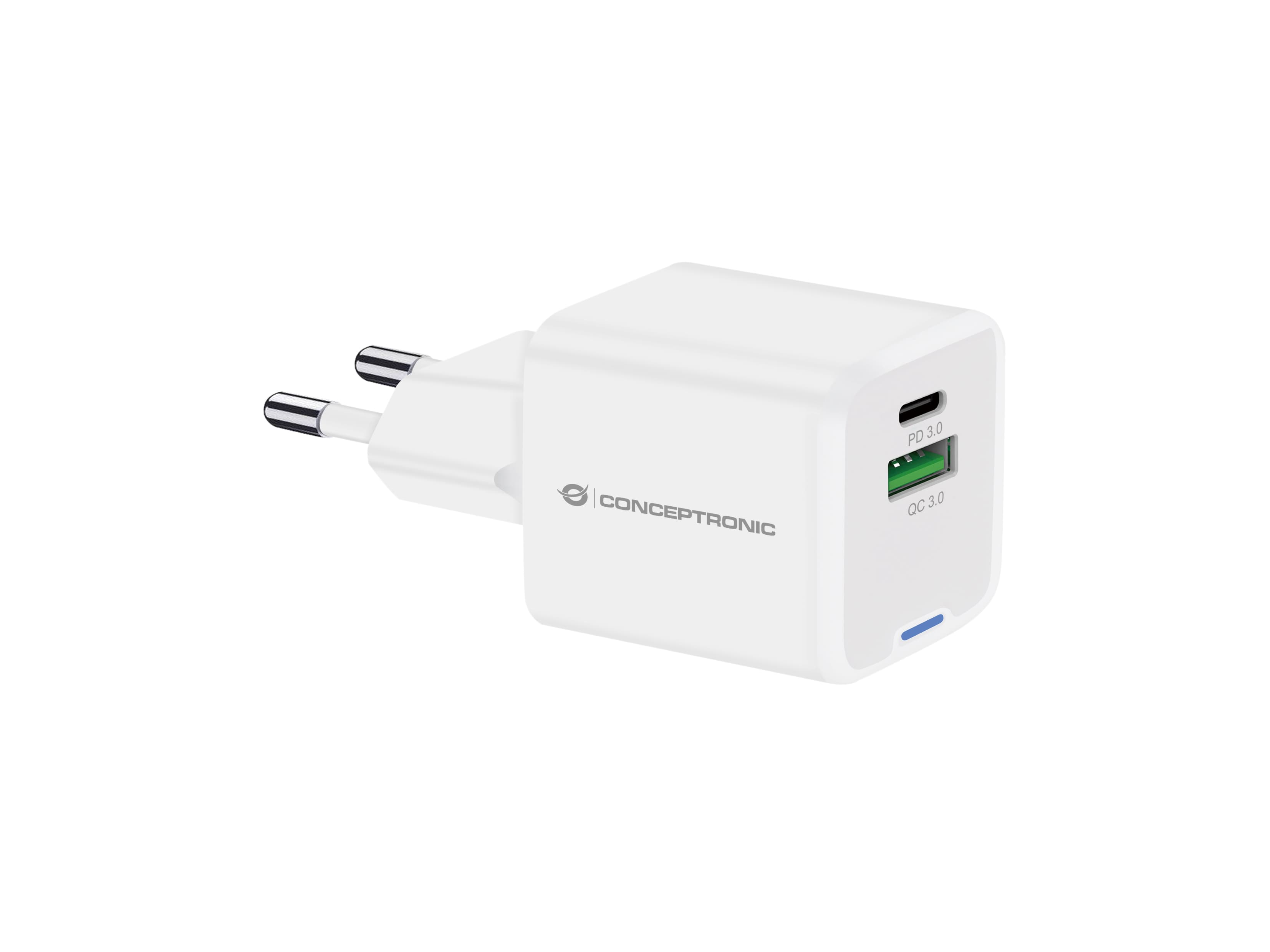 Conceptronic ALTHEA15W cargador de dispositivo móvil Universal Blanco Corriente alterna Carga rápida Interior