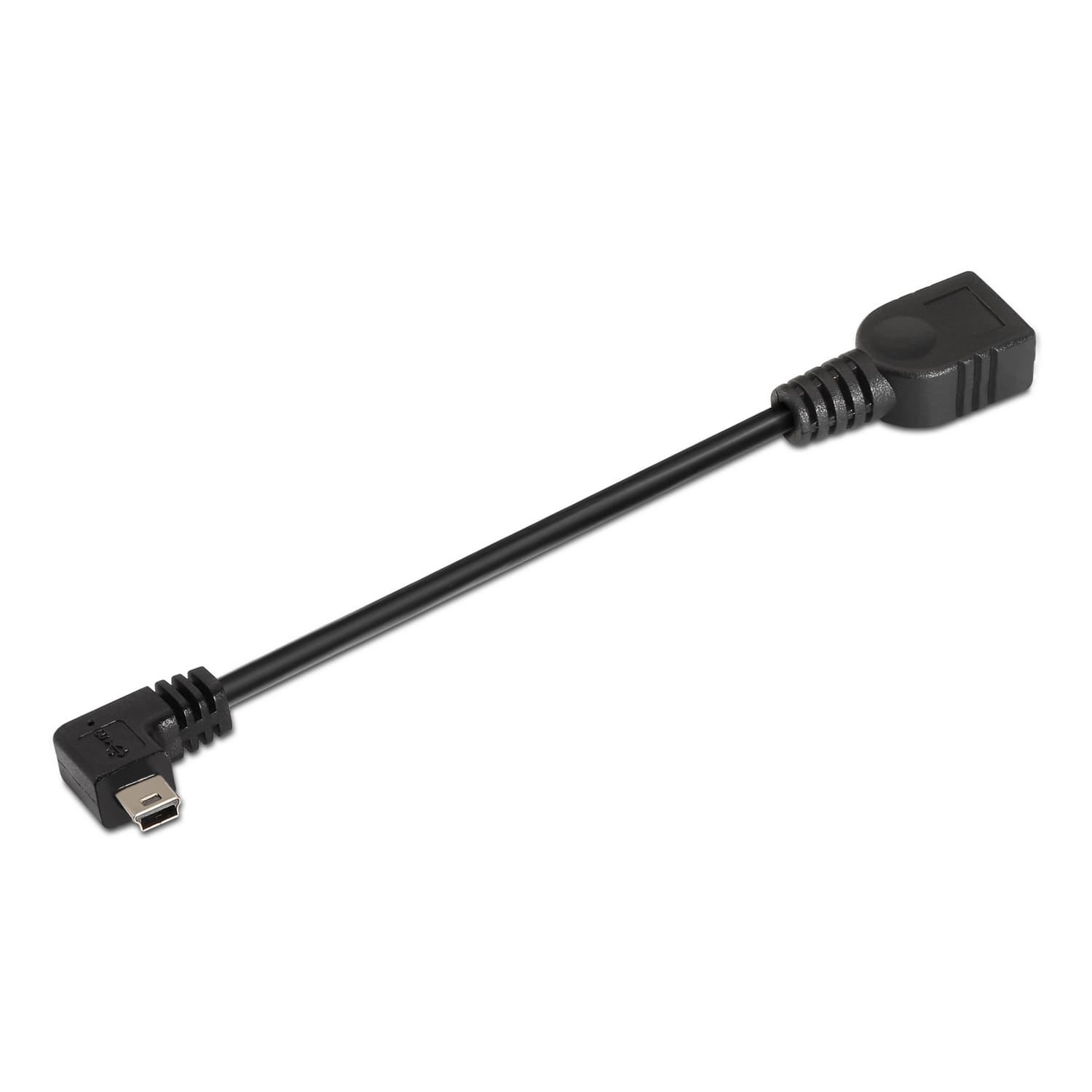 AISENS A101-0034 cable USB USB 2.0 0,15 m Mini-USB B USB A Negro