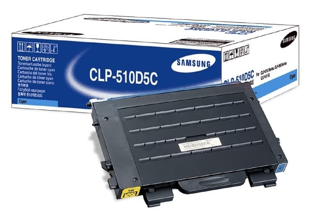 Samsung CLP-510D5C cartucho de tóner 1 pieza(s) Original Cian
