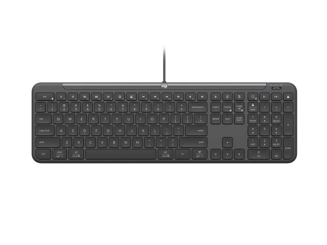 Logitech Signature Slim K620 For Business teclado Universal USB QWERTY Español Grafito