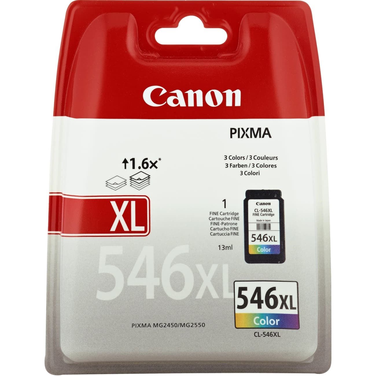 Canon CL-546XL cartucho de tinta 1 pieza(s) Original Cian, Magenta, Amarillo