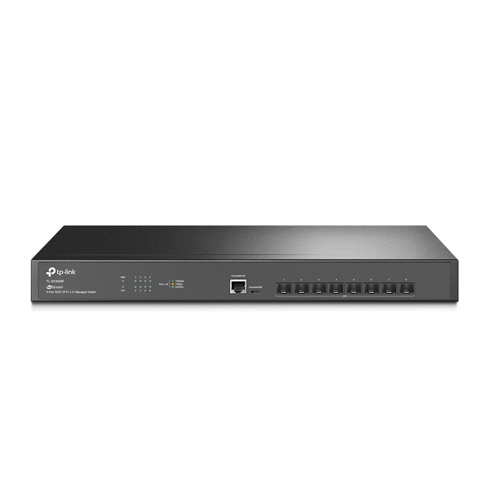 TP-Link JetStream TL-SX3008F switch Gestionado L2/L3 Negro