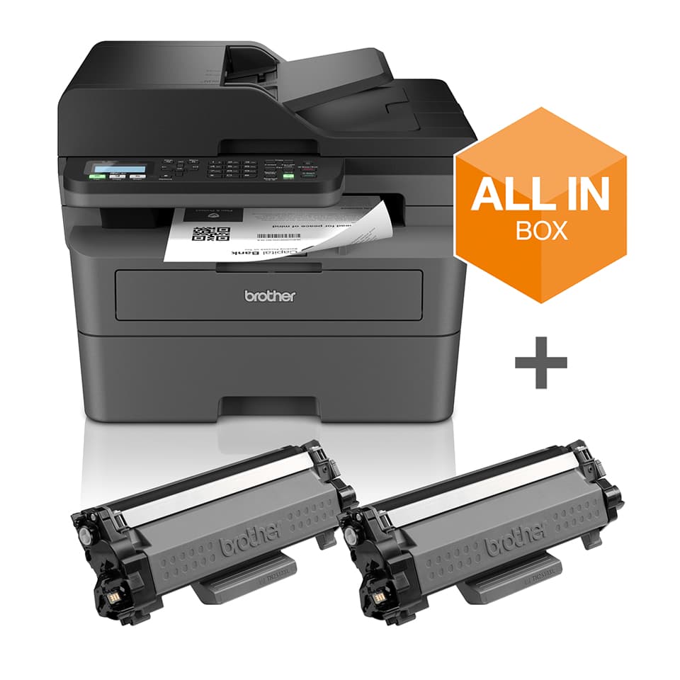 Brother MFC-L2827DWXL impresora multifunción Laser A4 1200 x 1200 DPI 32 ppm Wifi