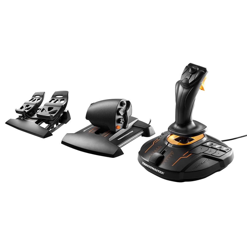 Thrustmaster T.16000M FCS Flight Pack Negro USB Simulador de Vuelo Analógico/Digital PC