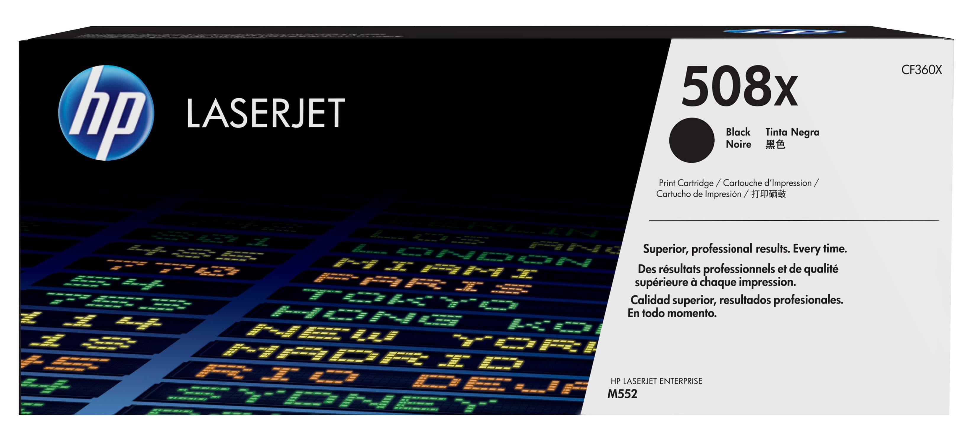 HP Cartucho de tóner original LaserJet 508X negro de alta capacidad