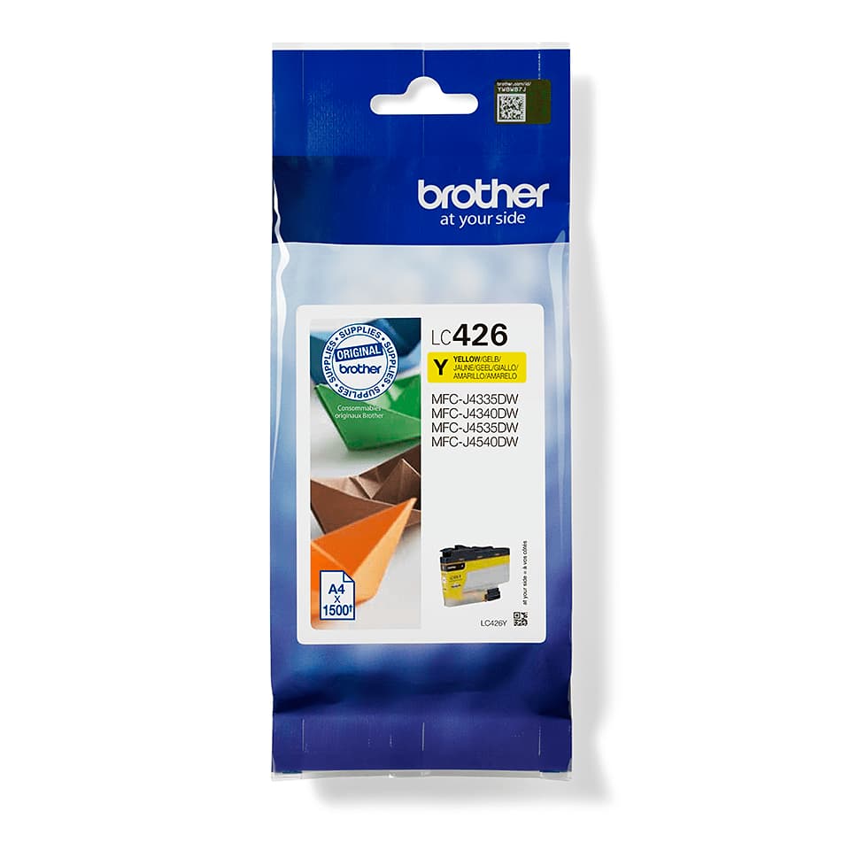 Brother LC-426Y cartucho de tinta 1 pieza(s) Original Amarillo