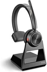 Auriculares de diadema plantronics savi 7210 office monoaural con microfono y cancelacion de ruido hasta 120 metros inalambrico dect negro