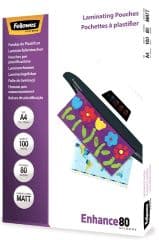 Funda de plastificar mate a4 80 micras pack 100 uds