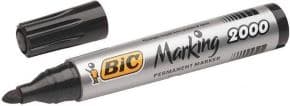 Rotulador permanente de punta fibra acrilica 4.9mm trazo 1.7mm marking 2000 color negro