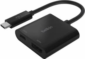 Adaptador desde usb-c macho a hdmi hembra + carga 60w resolucion hasta 4k 60hz ( requiere usb-c compatible dispalyport o thunderbolt)