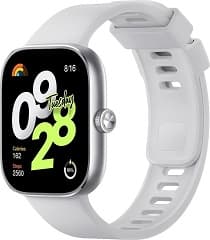 Smartwatch redmi watch 4 reloj pantalla amoled 1.97' bluetooth - autonomia hasta 20 dias - resistencia al agua 5 atm - color plata