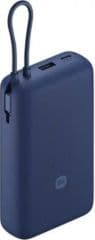 Powerbank 20000mah 33w incluye cable de carga rapida usb c bateria de iones de litio color azul