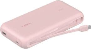 Powerbank 20000mah carga rapida 30w puerto de salidad usb-a usb-c rosa