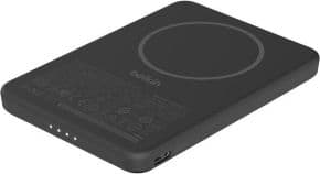 Powerbank boost charge 5000mah carga magnetica simultanea con usb-c y qi 7.5w slim negra