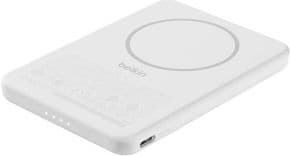 Powerbank boost charge 5000mah carga magnetica simultanea con usb-c y qi 7.5w slim blanco