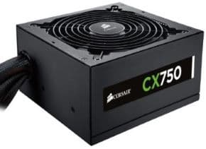Fuente de alimentacion serie cx cx750 750w 80+ bronce ventilador 120mm 1xatx 20+4 1x4+4pin 2xmolex 3xsata 3xpcie 6+2 pin